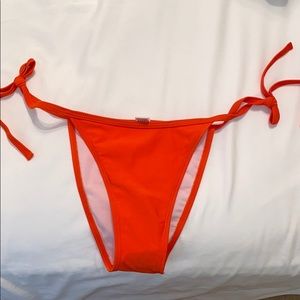 NWOT: Coral Red Swimsuit Bottoms